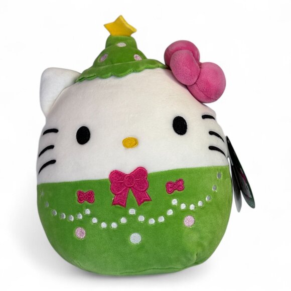 Squishmallows Other - Hello Kitty Squishmallow Christmas Plush Toy 8" Collectible